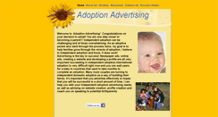 Desktop Screenshot of adoptionadvertising.net